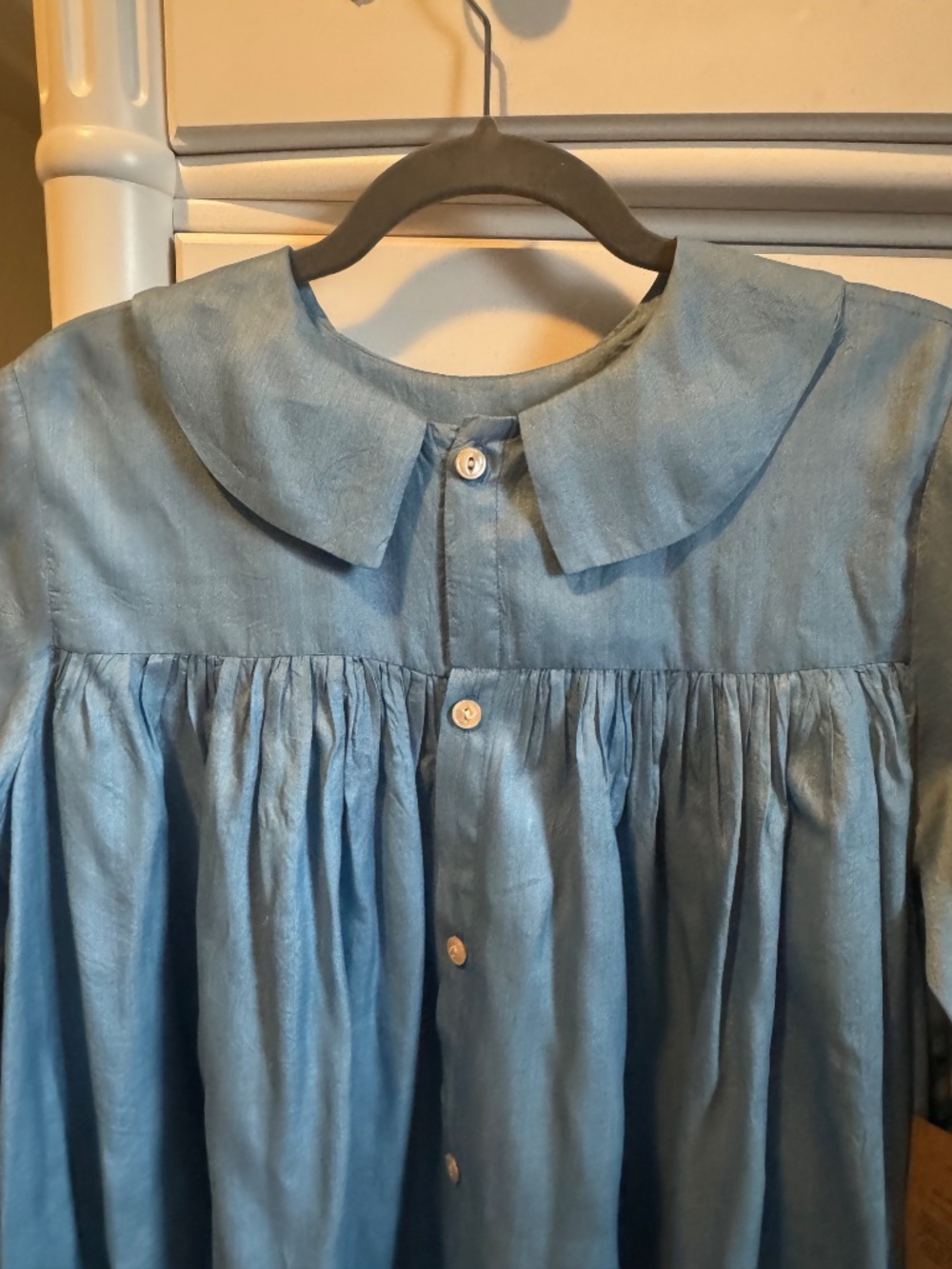 NEW -  Rudy Jude  Wild  Silk Flip Dress /Shirt  (Large) - Picture 7 of 8